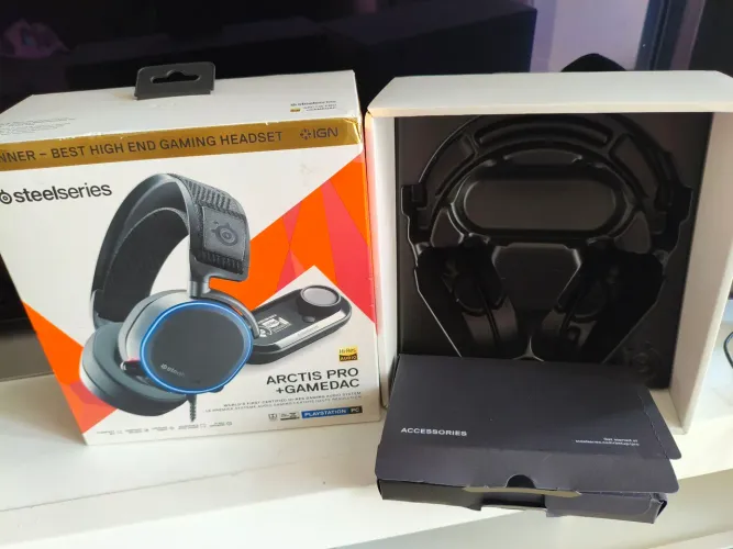 Headset Gamer SteelSeries Arctis Pro + GameDAC (Com Caixa e Acessórios)
