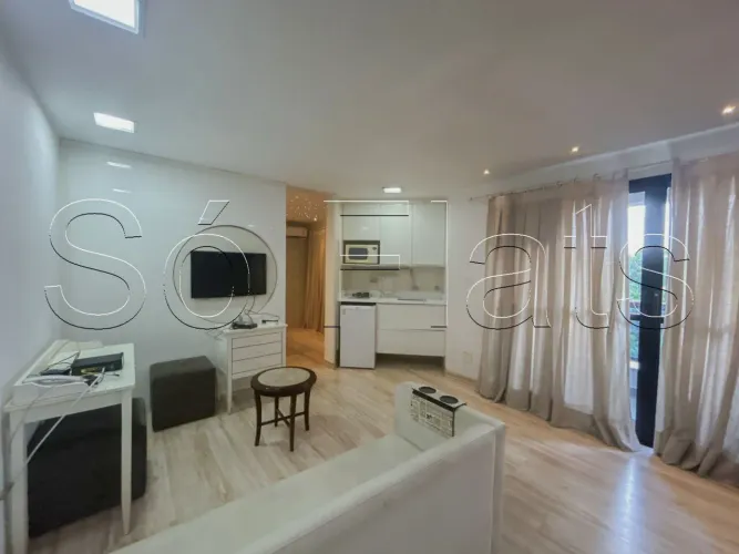 Flat Transamérica Higienópolis Classic disponível para venda com 39m², 1 dormitório e 1 va