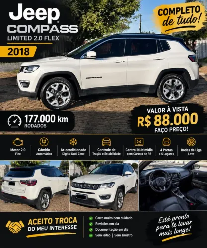Jeep Compass Limited 2.0 4X2 Flex 16V Aut. 2018