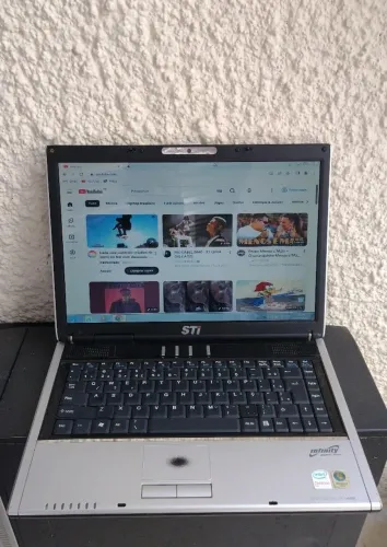 Notebook STI Windows 7Pro Ativado 2G Bateria 100%