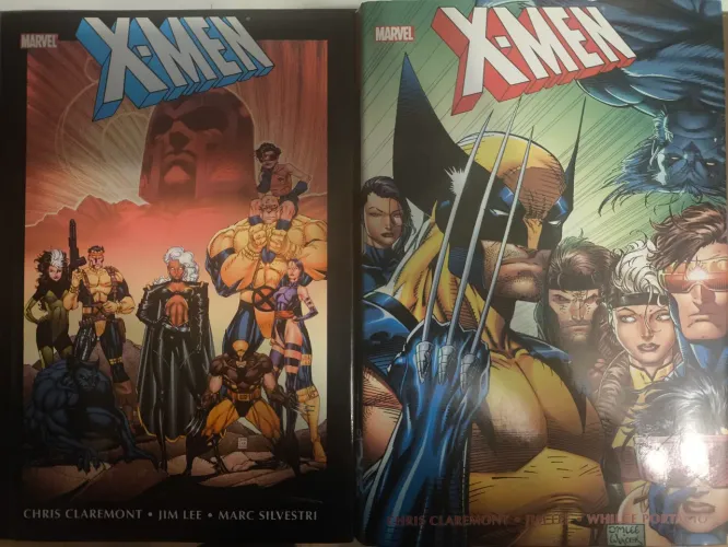 X-Men Jim Lee Chris Claremont Omnibus Vol 1 e 2 Importado - RARO