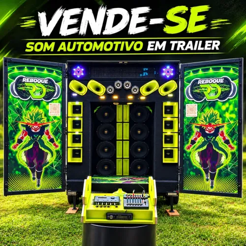 VENDE-SE CARRETINHA DE SOM AUTOMOTIVO