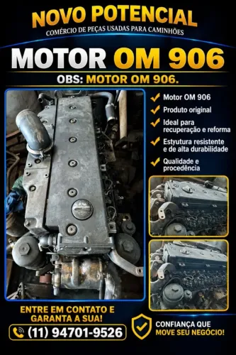 MOTOR MERCEDES OM906 PARCIAL 