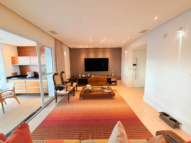 Apartamento 3 dormitórios (1 suíte) com varanda gourmet e vista mar Ponta da Praia, Santo
