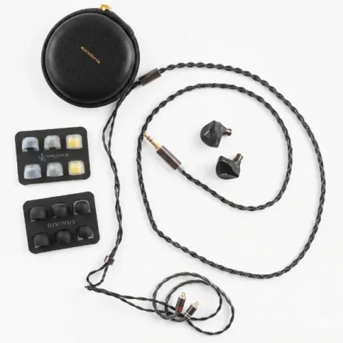 Fone In-Ear Tangzu Fudu Verse 1 Híbrido (Novo) + Bag Rígida Moondrop + Extras