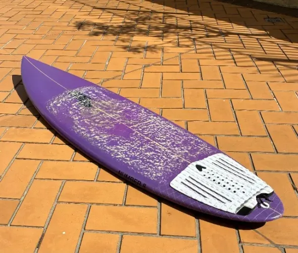 Prancha de Surfe DHD roxa (modelo Steph Gilmore - Number 8)