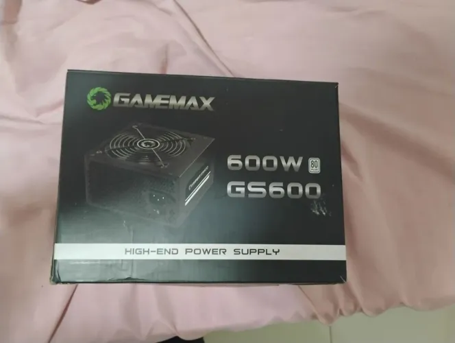 Fonte Gamemax GS 600w 80 plus