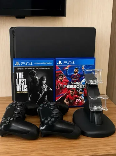 ps4 slim em perfeito estado