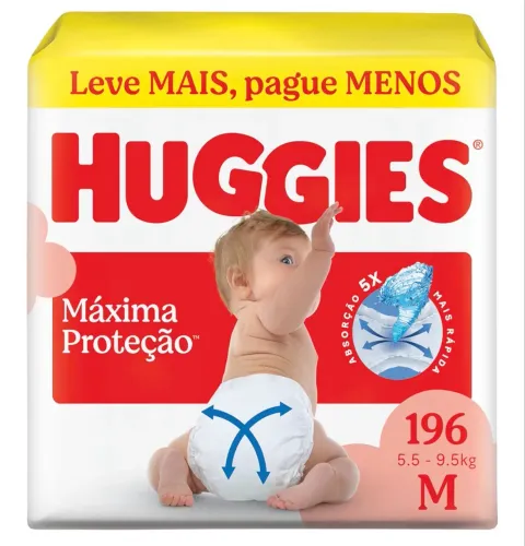 Troco fraldas Huggies tamanho M por tamanho P, G, XG e XGG