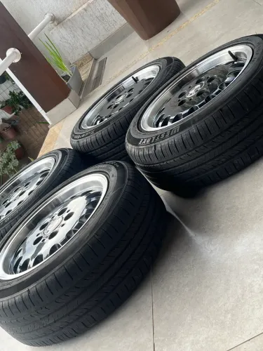 Rodas bmw pneus novos aro 15
