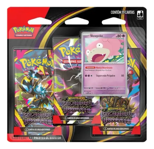 Slowpoke Blister Triplo Pokémon Escuridão Absoluta