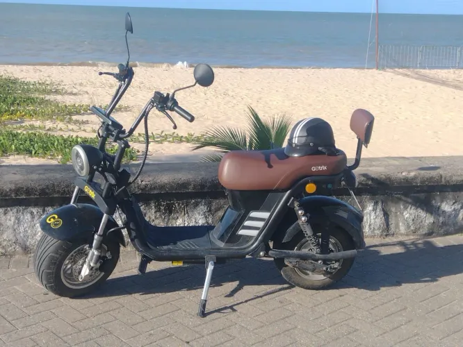 Scooter Elétrica Moto Chefe X12 1000w Preto