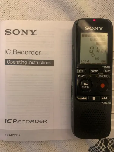 Sony digital Gravador de voz ICD-PX312! Perfeito ! 