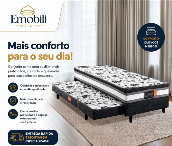 Cama com Auxiliar 