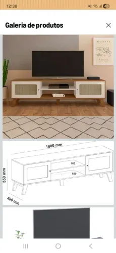 Rack para tv 75 polegadas. Por favor leia o anúncio.