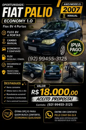 Fiat Palio Celebration 1.0 Fire Flex 8V 4P 2007