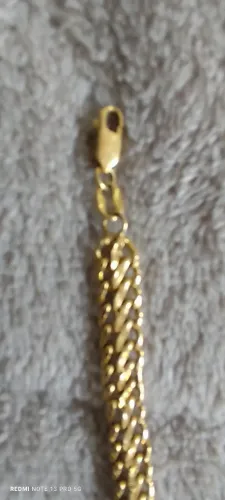 Pulseira Lacraia em Ouro 18K (750) - Elegância e Qualidade!