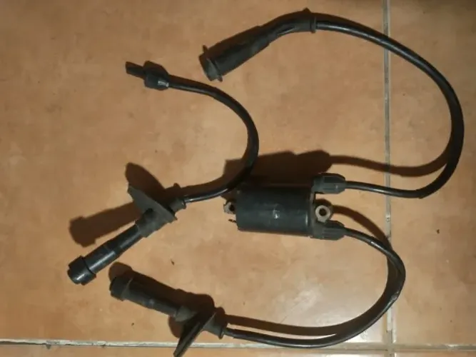 Bobina De Ignição Original Honda Shadow 600 (Com Cabos e Cachimbos)