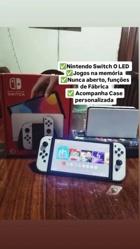 Nintendo Switch O LED Completo