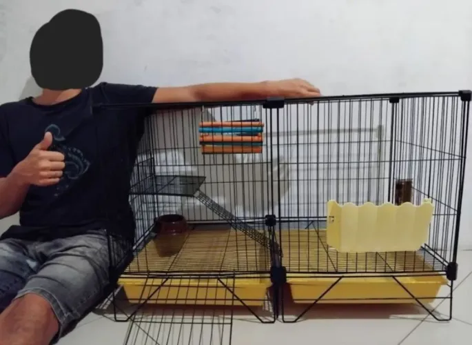 Gaiola para rato twister/ roedores em geral