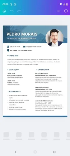 Faço os melhores currículos digitais para te destacar