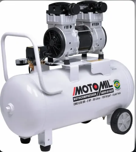 Compressor de Ar Odontológico Motomil CMO-8/50BR - 220V