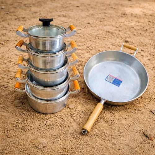 panelas kit alumínio batido