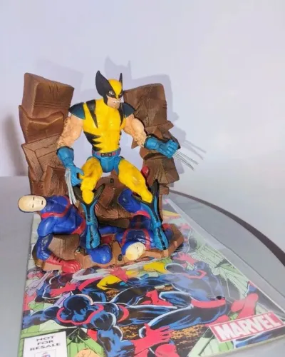 BONECOS MARVEL WOLVERINE - DEMOLIDOR - COISA