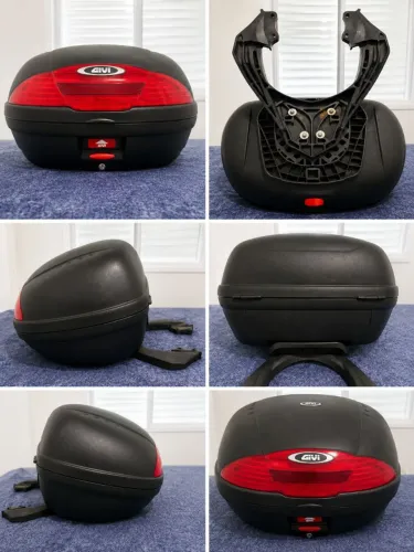 Bauleto de moto Givi 45L + Suporte Scam