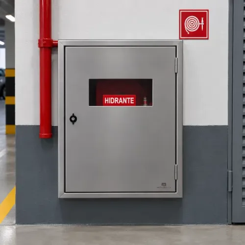 Abrigo de Hidrante em Aço Inox 304 ou 316