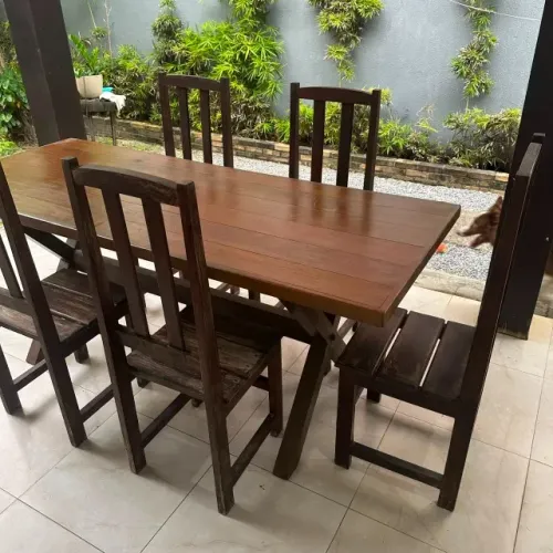 Vendo 8 Cadeiras Madeira Jatobá