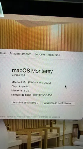 MacBook Pro Apple 13 Inch Core I5 1.4ghz/8gb/ssd256 Silver SEMINOVO