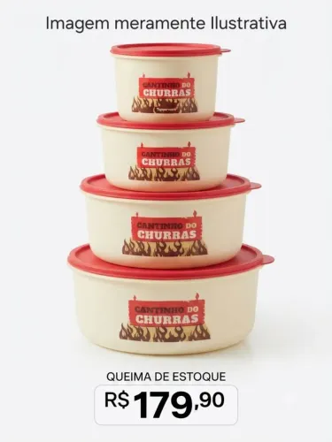 Vasilha para churrasqueira