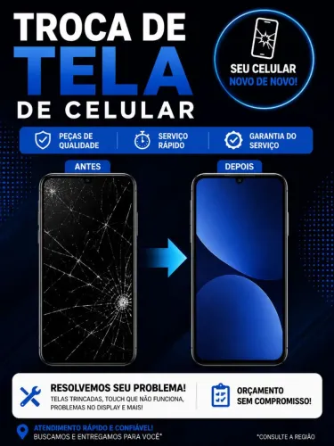 Troca telas de celular serviço de validade com garantia