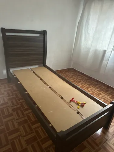 Cama Solteiro Madeira Maciça 