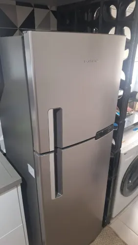 Geladeira Inox Brastemp 375 l frontal free