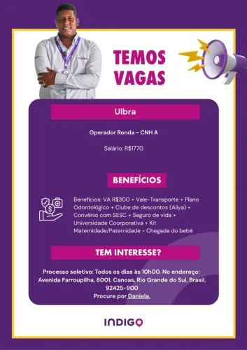 Auxiliar de manutenção e Operador de estacionamento Hab