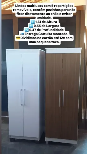 Entrega gratuita montado, lindos Multiusos com 5 repartições removíveis.