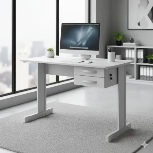 Mesa de escritório 1,20x0,60 com gavetas
