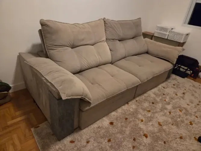 Sofá retrátil grande (usado)