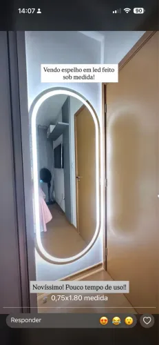 Espelho em led