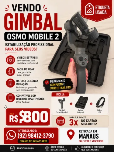 Gimbal osmo 2 dji