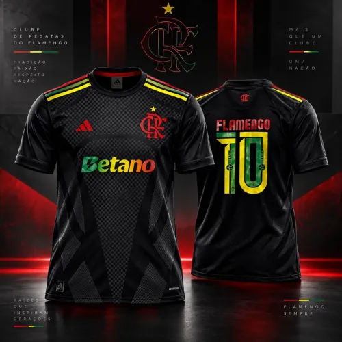 CAMISA FLAMENGO REGGAE 2026/ P, M, G E GG