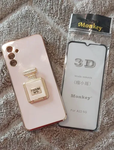 Capinha e película não original mas compatível para Samsung A34