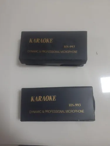 Microfone karaoke 2 itens