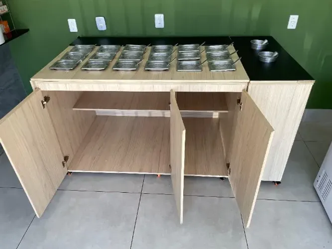 Balcão MDF com cubas