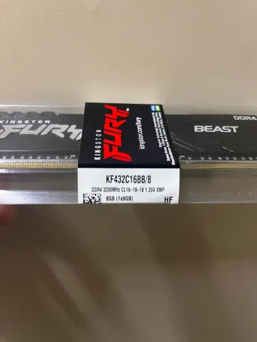 Kingston FURY Beast DDR4 de 8GB (3200MHz, CL16, modelo KF432C16BB/8)