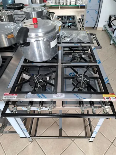 Ac fogão inox 4 bocas Innal