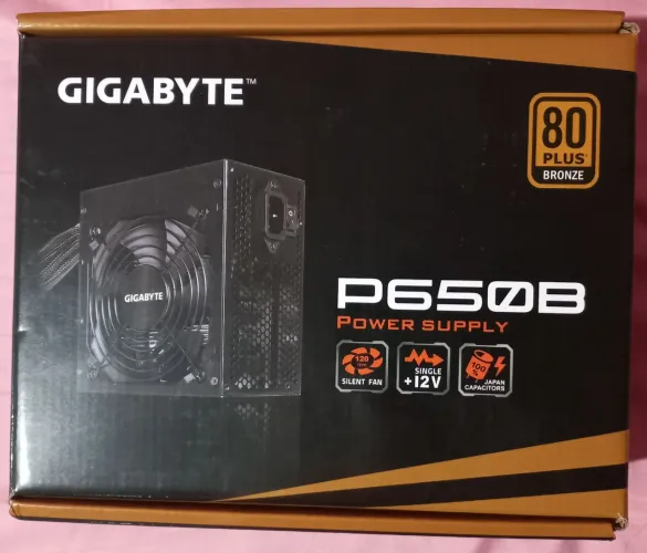 Fonte GIGABYTE P650B 80 Plus Bronze