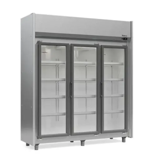 Geladeira Expositora 3 Portas Com Luz Branca - Gelopar 1200L 